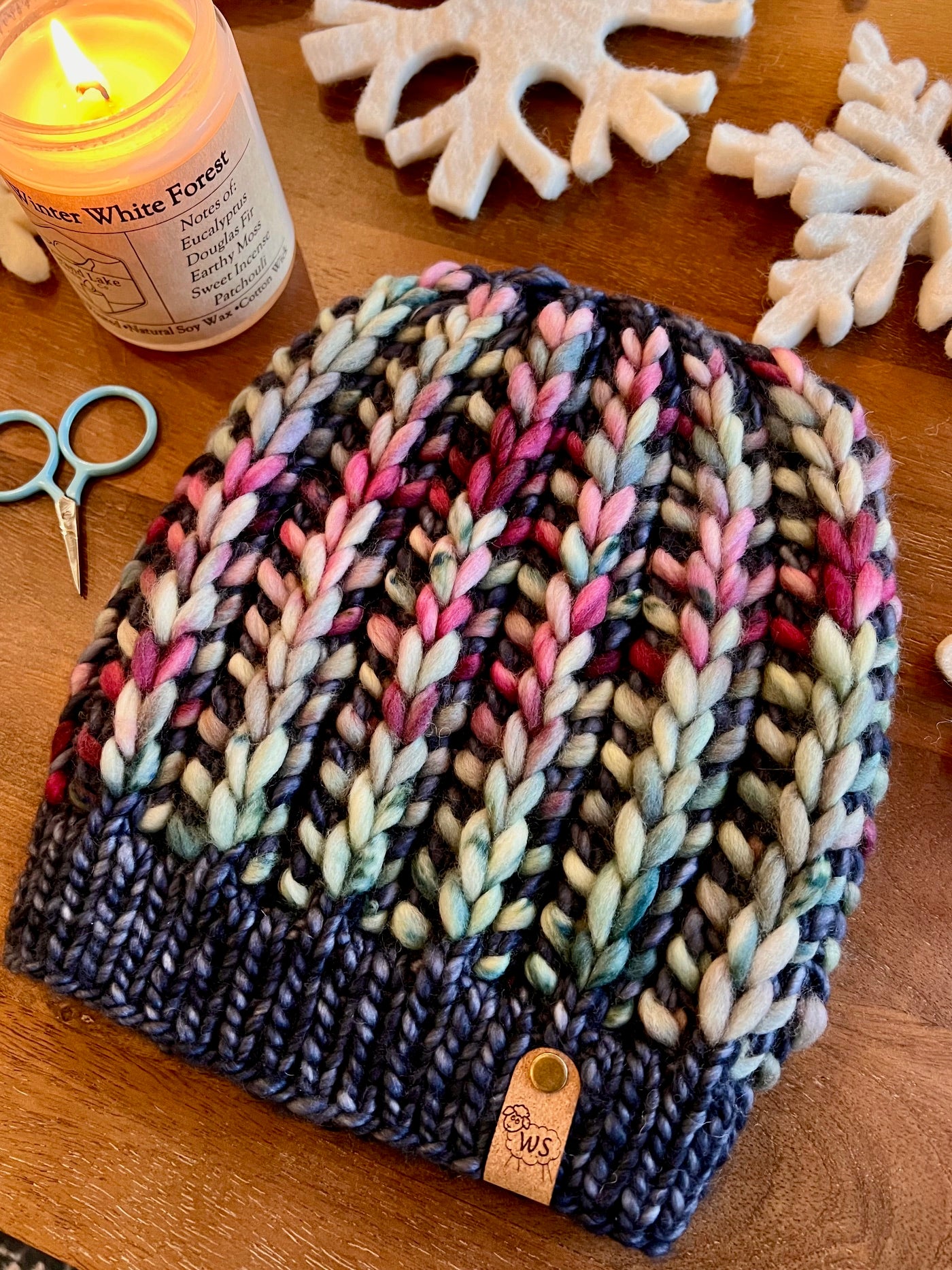 Wild Lupine Beanie - Adult Medium