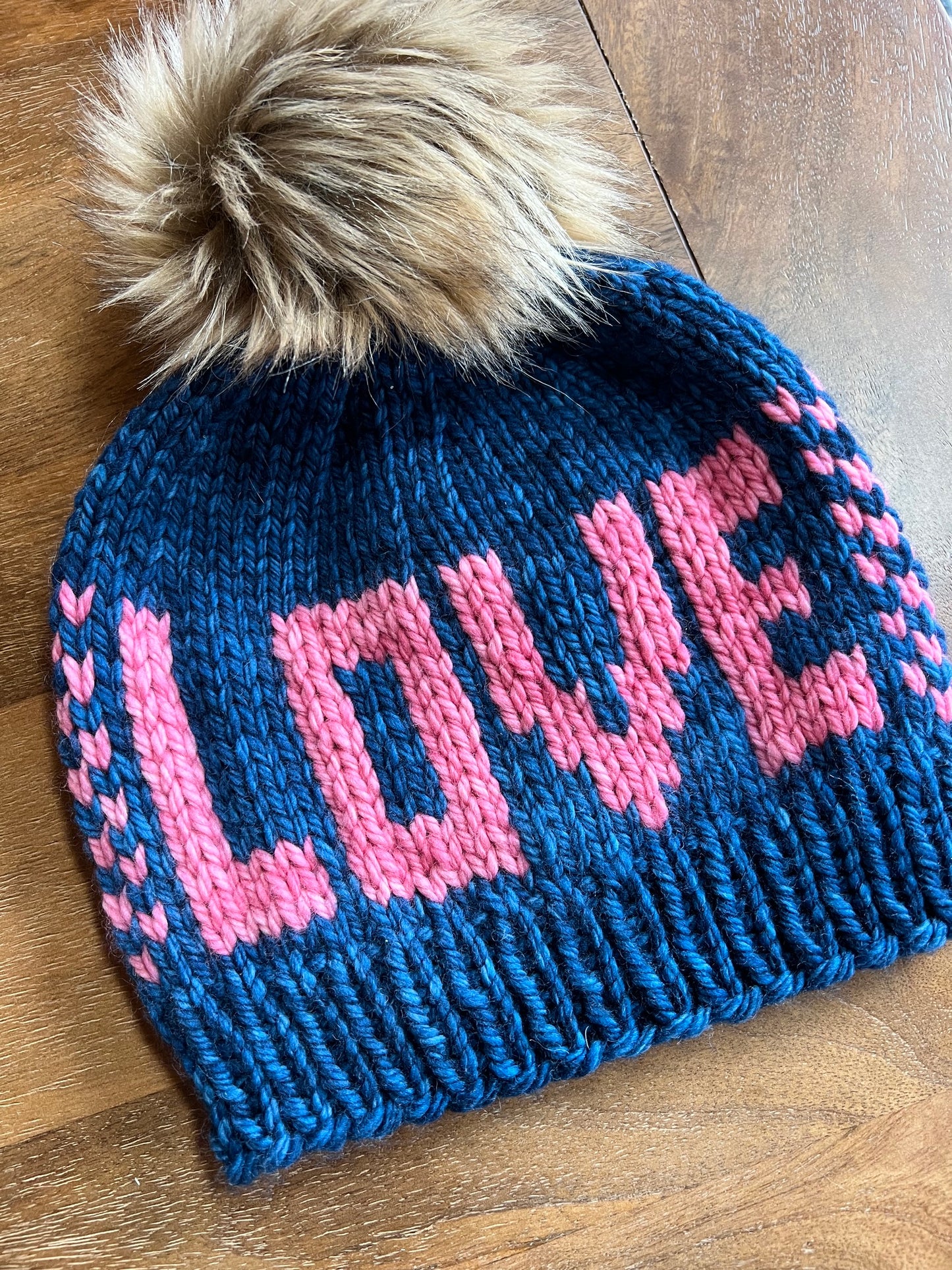 Love Beanie - Adult Medium