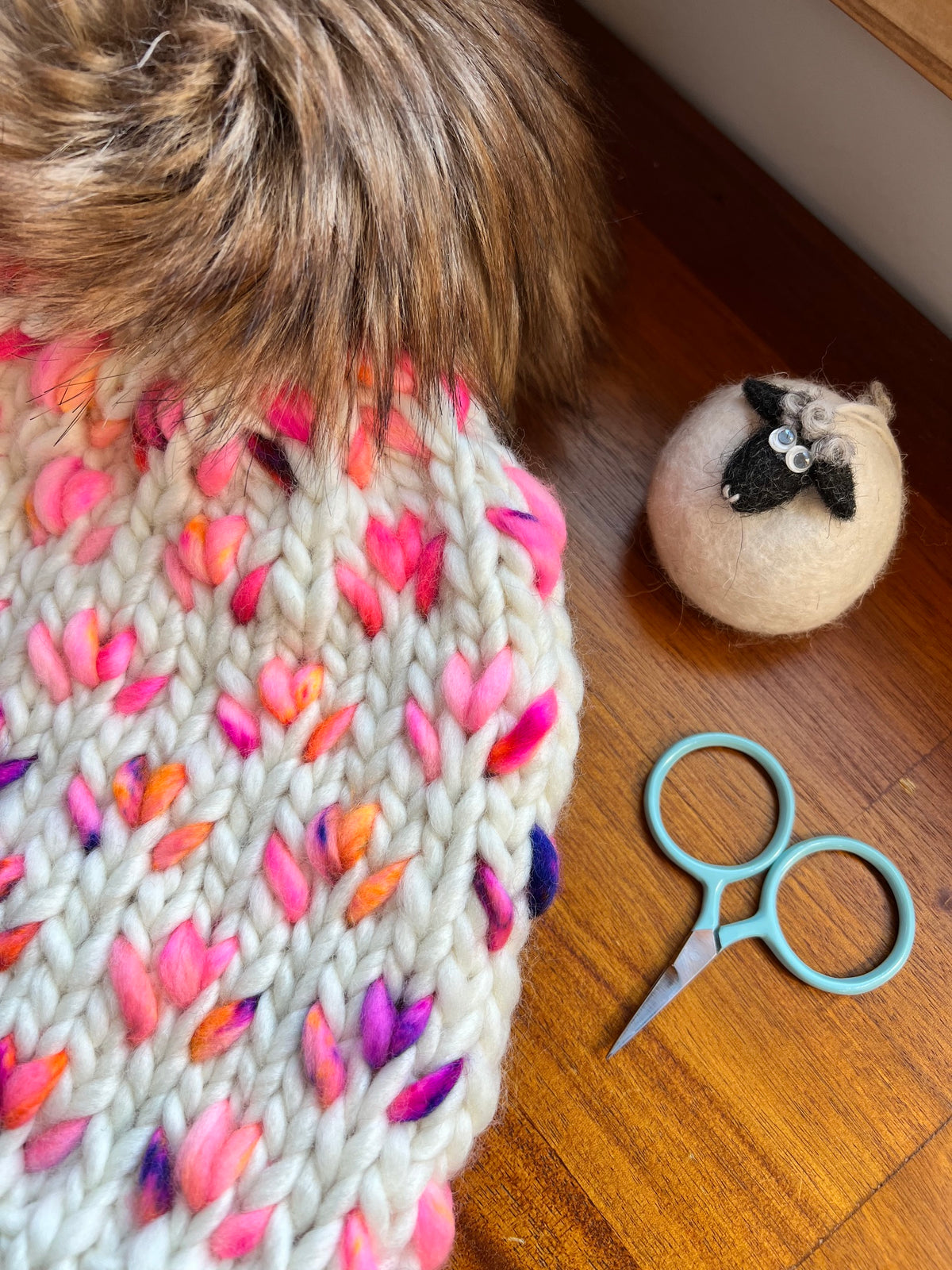 Tiny Tulip Beanie - Adult Medium
