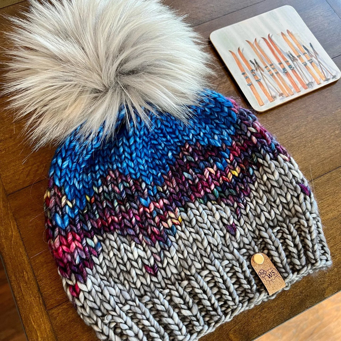 Sno Caps Faux Fur Pom