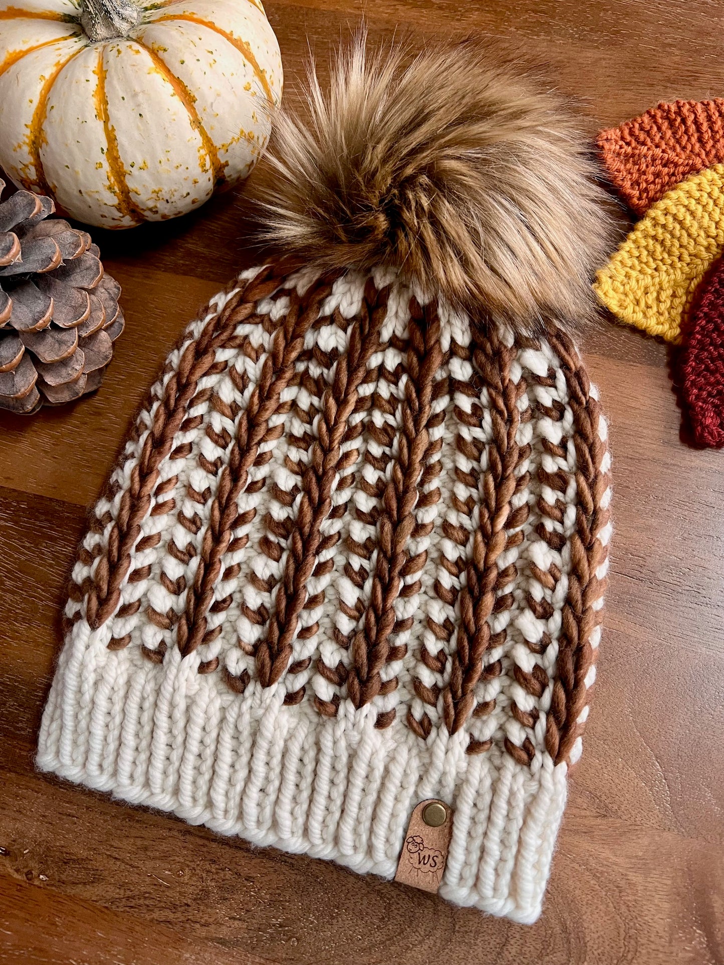 Wild Lupine Beanie - Adult Medium