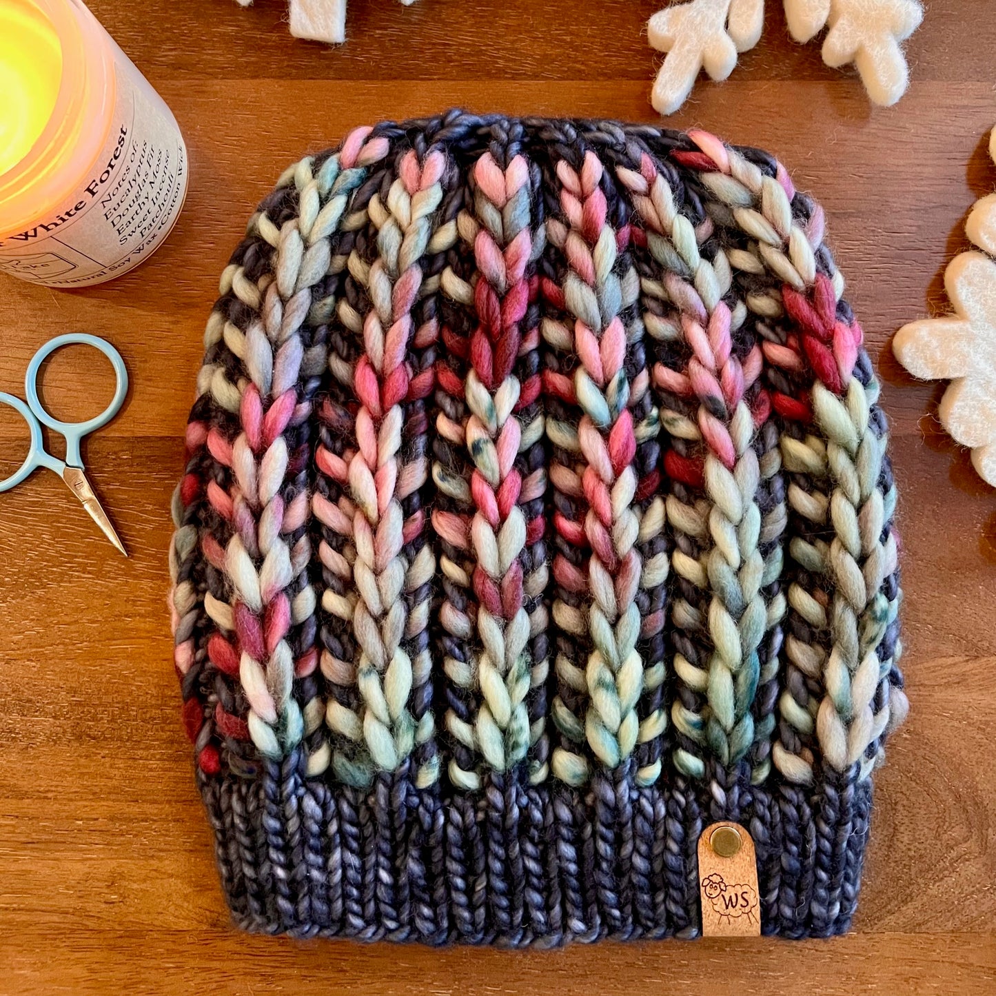 Wild Lupine Beanie - Adult Medium