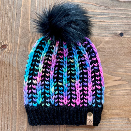 Wild Lupine Beanie - Adult Medium