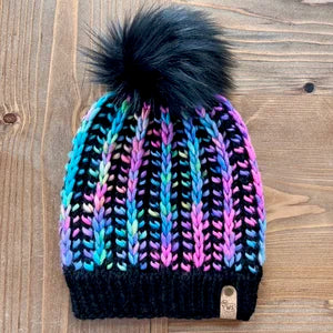 Wild Lupine Beanie Knitting Kit