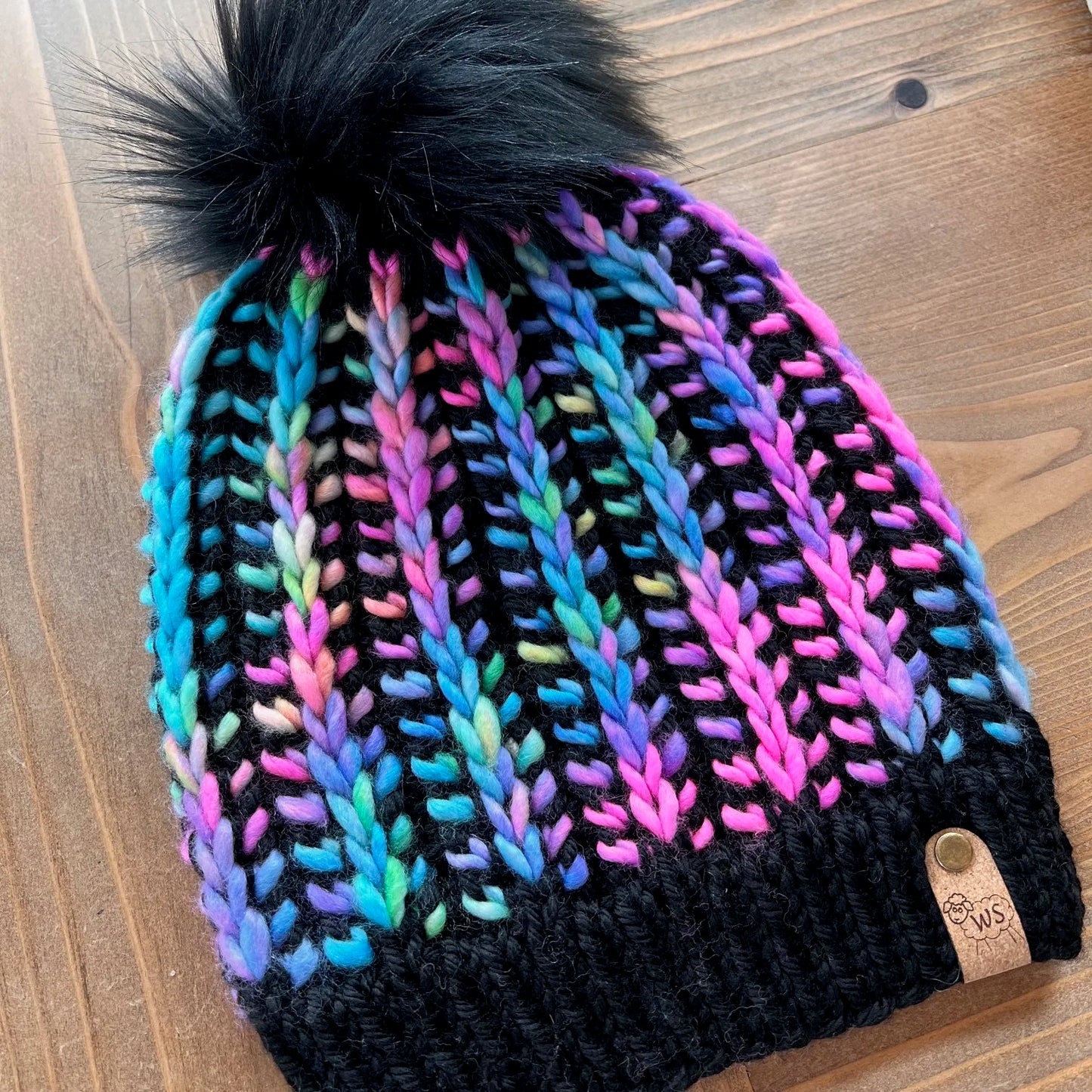 Wild Lupine Beanie - Adult Medium