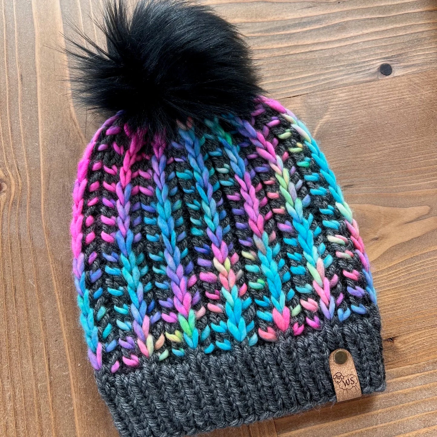 Wild Lupine Beanie - Adult Medium