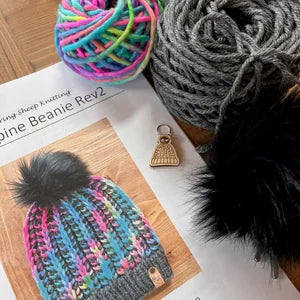 Wild Lupine Beanie Knitting Kit