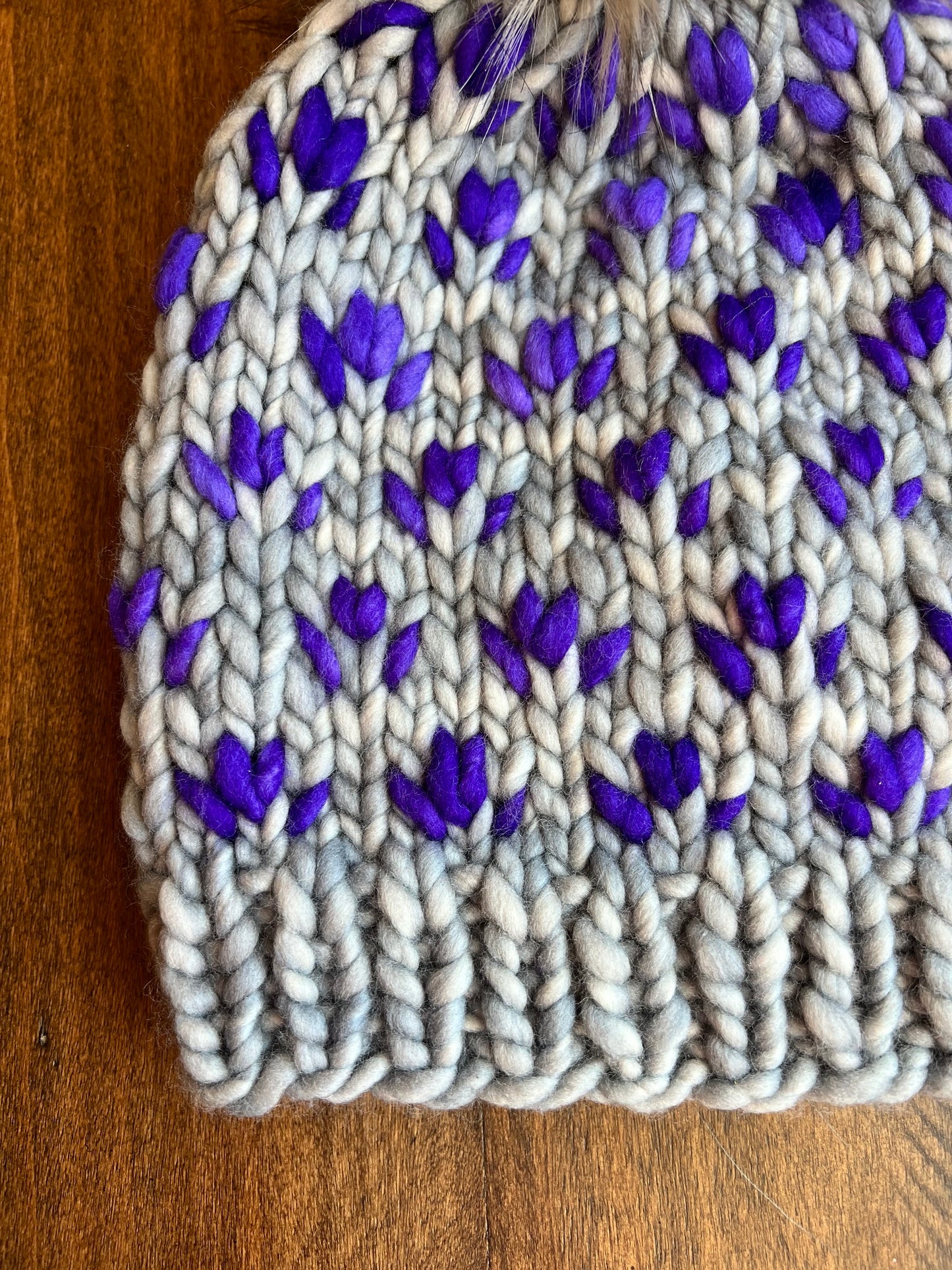 Tiny Tulip Beanie - Adult Medium