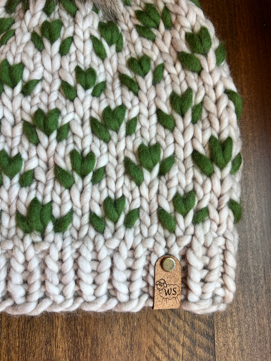 Tiny Tulip Beanie - Adult Medium
