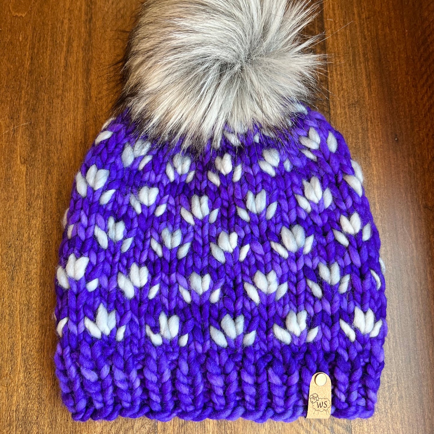 Tiny Tulip Beanie - Adult Medium
