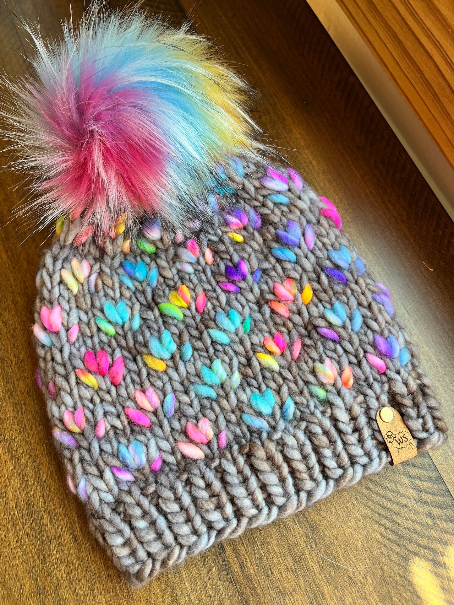 Tiny Tulip Beanie - Adult Medium