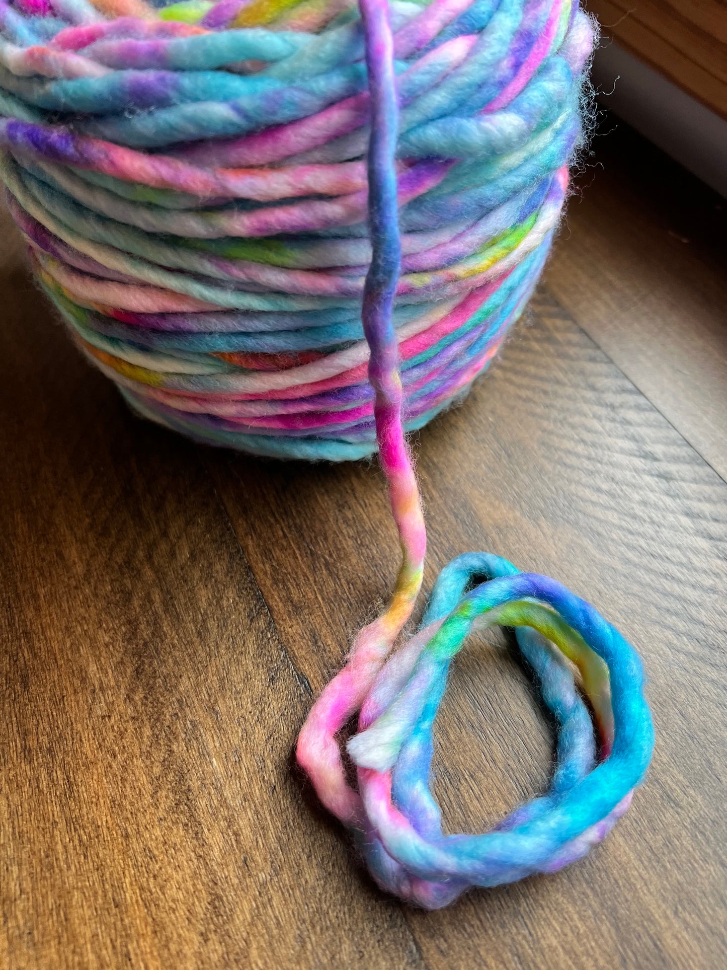 Contrast Yarn for Tiny Tulip Beanie