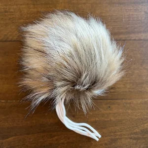 Pecan Sandies Faux Fur Pom